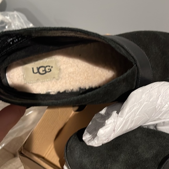 UGG Boot Booties Open Front Slit Like New Sz 8 - Picture 9 of 12